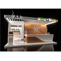 Comptoir de Bar Extérieur Design de Luxe en Forme de U avec LED, en Pierre de Quartz, Idéal pour Cocktails et Cafés