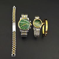 Regalo de San Valentín, Juego de Relojes para Pareja con Brazalete de Acero Inoxidable para Hombre y Mujer en el Aniversario