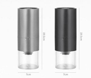 เครื่องบดเมล็ดกาแฟแบบพกพา LCD อิเล็กทรอนิกส์  แบบชาร์จไฟได้  ใช้พอร์ต USB สำหรับบดเมล็ดกาแฟ - Product Image 1