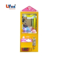 Lifun Mini machine à griffes pour peluches, à monnayeur/billets, certifiée CE, avec cabinet métallique personnalisable, tension universelle, modèle boutique