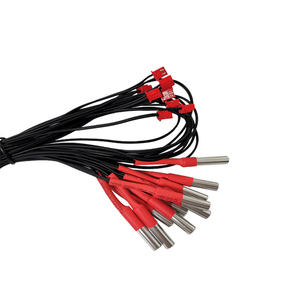 Qczh रेफ्रिजरेटर ntc सेंसर 5k-100k आवास स्टेनलेस जांच 1000 मिमी वायर 15s प्रतिक्रिया समय तापमान माप 1%-5% - Product Image 1