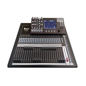 mixing console professional audio mixer 24 Channel digital audio mixer with electronic fader 48V phantom power consola de sonido