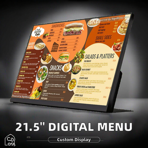 Pantalla Electrónica de Menú de Autoservicio para Restaurantes de 21.5 Pulgadas, Señalización Digital LCD, Animación de Texto, Montaje en Suelo, Control por Aplicación - Product Image 4