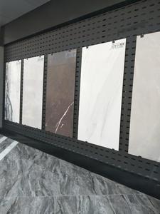 Sắt lưới lưới Bảng điều khiển hiển thị tường, gạch men mẫu treo hiển thị, trang trí thực tế cho các cửa hàng hiển thị đứng - Product Image 4