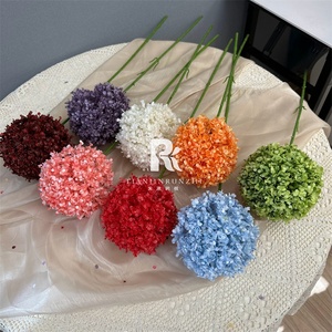 Vente en gros de fleurs artificielles de pissenlit boule d'oignons artificiels grande taille 76cm fleurs artificielles d'<span class=keywords><strong>allium</strong></span> de mariage de pissenlit - Product Image 2