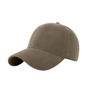 Gorra de Béisbol Unisex de Sarga de Algodón, Color Sólido, Protección Solar, Gorra para Exteriores - Product Image 1