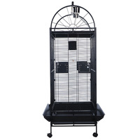 Cage à oiseaux en acier inoxydable robuste avec accessoires, grande cage à canaris d'extérieur, volière portable, grandes cages à oiseaux à vendre