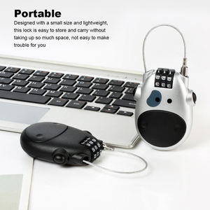 Wholesale Coded <b>Lock</b> Telescopic Steel Cable Motorbike Combination Anti-theft Password <b>Wheel</b> Locking Tool - Product Image 5