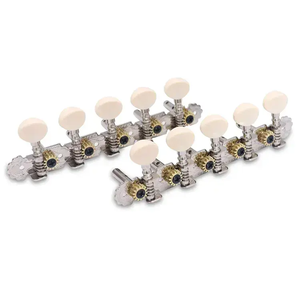 Chrome 5L5R Guitare Machine Heads Touches 10 Cordes Guitare Acoustique <span class=keywords><strong>Mandoline</strong></span> Tuning Pegs avec Double Trou - Product Image 5