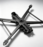 Drone FPV 13 pouces en fibre de carbone, châssis quadricoptère OEM ODM, kit complet d'assemblage multirotor pour vol agricole