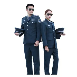 Toptan güvenlik endüstriyel üniforma bekçi görev görevlisi bekçi takım üniforma güvenlik üniforma bekçi seti ceket