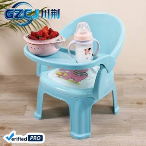 Chaise haute multifonction 2-en-1 réglable en plastique pour bébé, écologique et durable - Product Image 1