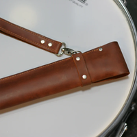Klassische PU-Leder Trommelstocktasche Tragbare Drumstick-Tasche mit Griff Perkussionsinstrument-Zubehör