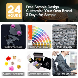 Broche classique créative en métal Style dessin animé finition en émail dur pour sac à dos pour épinglette Badge Collection caractéristiques <span class=keywords><strong>Rock</strong></span> - Product Image 2