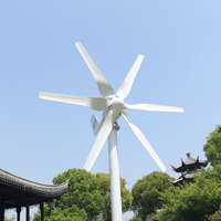 Kit de mini-générateur éolien 500W, générateur d'énergie 12V/24V, système d'énergie alternative hors réseau, éolienne avec contrôleur MPPT