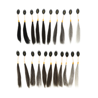 Nuancier de couleurs capillaires pour hommes, carte de couleurs de cheveux humains, palette de coloration pour hommes, outil simple pour barbiers et salons de coiffure