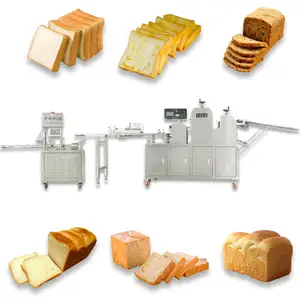 2024 Industrial Automatic Loaf Bread Maker Toast Bread Slicing Machine Making Production Line