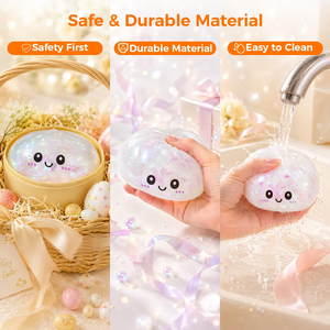 Juguete Antiestrés Promocional con Forma de Bollo al Vapor con Cara Sonriente, 8.5cm, Squishy, para Aliviar el Estrés - Product Image 4