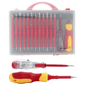 Jeu de <span class=keywords><strong>tournevis</strong></span> cruciformes et plats de 26 pouces de qualité industrielle, boîte à outils combinée pour <span class=keywords><strong>électricien</strong></span>, en plastique et acier, pour usage domestique - Product Image 5
