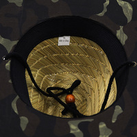 Chapeau de soleil unisexe personnalisé avec logo, style Panama en herbe naturelle, idéal pour la pêche, le surf, les voyages quotidiens et la plage, avec ruban et corde.