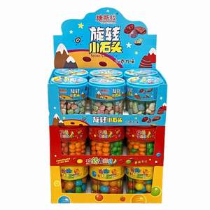 Goma de Mascar de Arcoíris en Forma de Botella Giratoria de la Serie Cc joy, Dulces de Paja, Dulces de Piedra, Venta al por Mayor - Product Image 3