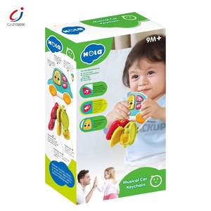 Éducation fonctions son et musique clé de voiture bébé musique intelligente anneau de dentition <span class=keywords><strong>hochet</strong></span> anneau de dentition sensoriel clé jouets en silicone - Product Image 5