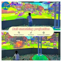 Projection holographique 3D Table à manger Technologie interactive Logiciel interactif Projection Logiciel de cartographie