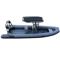 Bateau gonflable rigide avec coque en aluminium, jouet de patrouille, ORCA Hypalon, 700