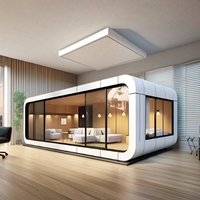 Maison modulaire préfabriquée de luxe Bâtiment fabriqué en Chine Maison capsule de luxe Appartement de bureau Maison préfabriquée