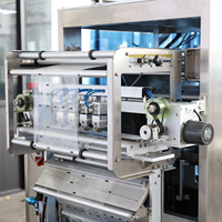 Machine de remplissage de sachets de poudre de café et de sucre en bâtonnets 3 en 1 à grande vitesse