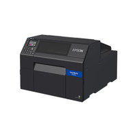 Imprimante d'étiquettes couleur grand format Epson CW-C6530A 8 pouces 1 200 dpi avec découpe automatique, compatible Windows, Linux et iOS