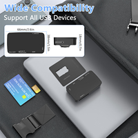 Tarjeta de memoria todo en uno 6 en 1 S/D T/F MS M2 Sim ATM IC ID Chip Lectores de tarjetas inteligentes Lectores de tarjetas USB de 6 ranuras