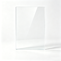 Plaque en acrylique transparente de haute qualité avec 4 trous, panneau transparent vierge pour décoration murale