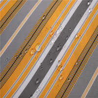 Rayure enduite de tissu acrylique anti-statique et anti-rides en PU imperméable pour chaise de plage