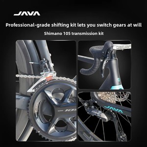 จักรยานเสือหมอบ <span class=keywords><strong>JAVA</strong></span> Fire 6 JiaWo <span class=keywords><strong>FUOCO</strong></span> TOP รุ่นใหม่ ระบบเบรกไฮดรอลิกคู่ 105  24 สปีด โครงคาร์บอนแข็งแรง ไม่มีโช้คหน้า - Product Image 3