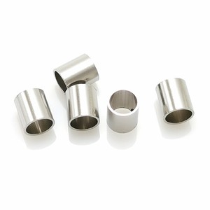 100ชิ้น/ล็อต1.5-10มมสแตนเลสสายท่อลูกปัดสเปเซอร์พอดีกับเชือกหนังรัดด้ายผลการจีบสำหรับการทำเครื่องประดับ DIY - Product Image 4