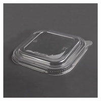 Conteneur alimentaire carré en kraft jetable avec logo personnalisé imprimé, qualité alimentaire, 500 ml, 600 ml, 750 ml, 1000 ml, bol à salade de fruits à emporter avec couvercle