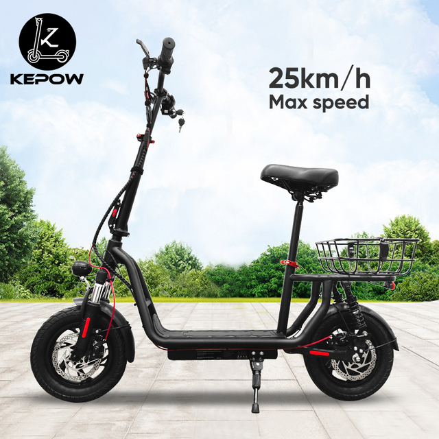 Eu Stock 500w Powerful Motor Electric Bike Scooter EB5 High Quality Adult Electric Scooter With Seat
