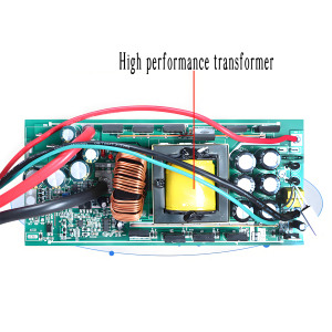 ตัวแปลงไฟรถยนต์กำลังสูงแบบไร้แกนอะลูมิเนียม 42-90V เป็น 12V 100A 1200W ประสิทธิภาพ 90% สำหรับรถกอล์ฟ รุ่น Low HJ12V100A-G - Product Image 6