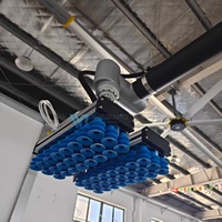 Machine d'emballage automatique robotisée à grande vitesse pour bouteilles, canettes, bouteilles d'eau rétractées, boissons, système d'emballage, robot de palettisation