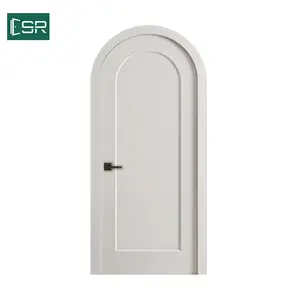 Puertas arqueadas de Interior personalizadas, modernas, blancas, baratas, con carcasa y Marco de puerta, gran oferta