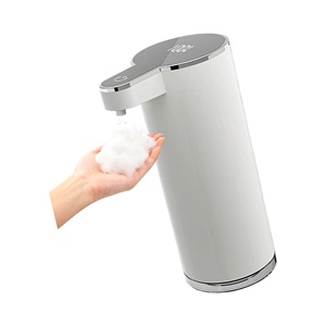 Luxury New 304 Stainless Steel Automatic Soap Dispenser 350ml Wall <b>Mount</b> Electric Foam Dish Soap Dispenser for Bathroom Kitchen - Product Image 1