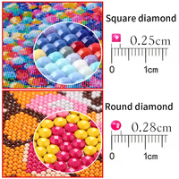 R-DP007 personnalisé 3D métal perceuse Animal diamant peinture Kit décor à la maison mur Art peintures imprimé Type