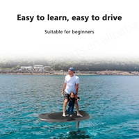 GY GY-E04 6000W Moteur électrique hydrofoil haute puissance en fibre de carbone pour planche de surf, propulseur 58V blanc, assistance à la propulsion polyvalente pour SUP aquatique