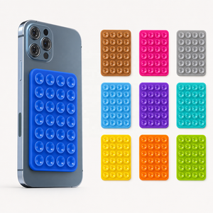 Support de téléphone en silicone flexible de nouvelle conception avec 24 ventouses et une forte aspiration pour une utilisation à la maison ou sur le bureau - Product Image 2