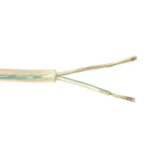 2 core flexible clear PVC insulated low voltage lighting cable for lighting