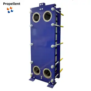 Glycol plate heat exchanger for beer dairy beverage production line