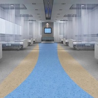 Direkt vom Hersteller: Rutschfester, Feuerhemmender, Langlebiger 2mm 3mm PVC-Rollenboden für Krankenhäuser und Operationssäle