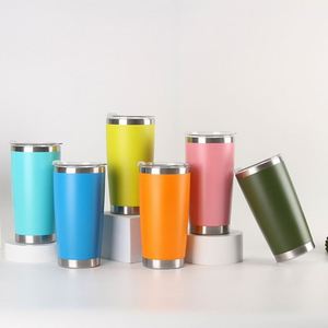 Vaso Térmico Amarillo de 20 oz, Acero Inoxidable, Aislamiento de Doble Pared, Recubrimiento en Polvo Mate, Antideslizante, Irrompible, Re ASM25 - Product Image 2