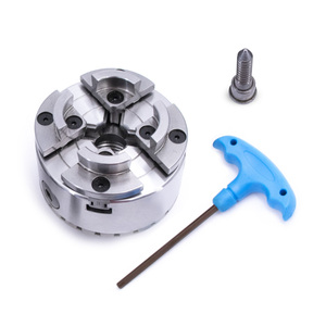 Mandriles autocentrantes de 4 mordazas para máquinas herramienta KP96 KP70, mandriles de torno para madera con rosca M33 de 1''-8 para fresadora - Product Image 1